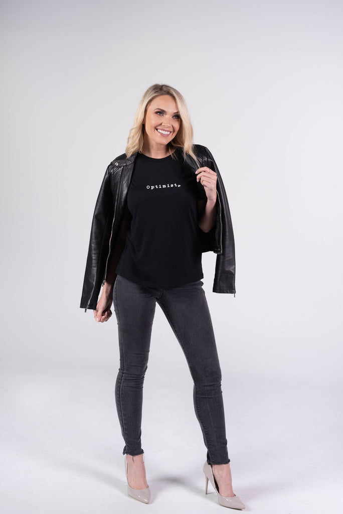 OPTIMIST TEE - Tangerine