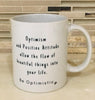OPTIMIST Tangerine Mug